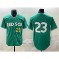 Boston Red Sox #23 Romy Gonz¨¢lez Green JEROMEN 2025 City Connect Limited Stitched Jersey