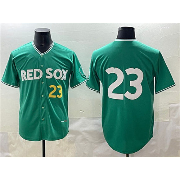 Boston Red Sox #23 Romy Gonz¨¢lez Green JEROMEN 2025 City Connect Limited Stitched Jersey