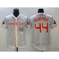 Houston Astros #44 Yordan Alvarez Number White JEROMEN 2023 City Connect Flex Base Stitched Jersey 3