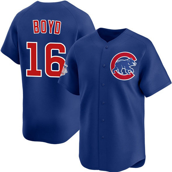 Chicago Cubs #16 Matthew Boyd Royal JEROMEN Limited Stitched Jersey