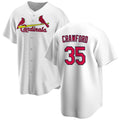 St. Louis Cardinals #35 Brandon Crawford White JEROMEN Cool Base Stitched Jersey
