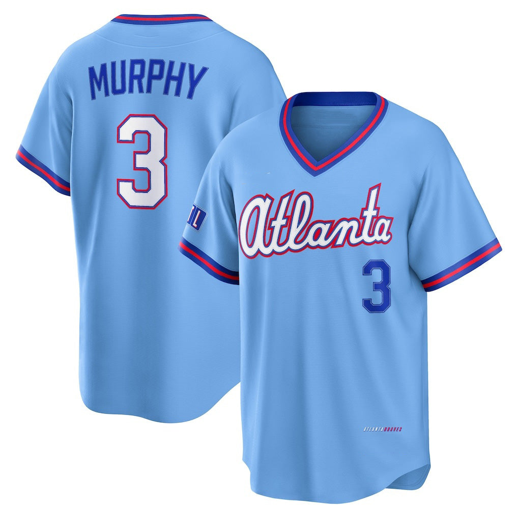Atlanta Braves #3 Dale Murphy Powder Blue JEROMEN 2026 City Connect Stadium Jersey