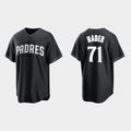 San Diego Padres #71 Josh Hader Black White JEROMEN Collection Jersey