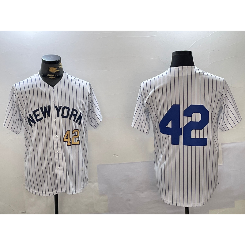New York Yankees #42 Jackie Robinson White JEROMEN Cool Base Stitched Jerseys