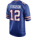 B.Bills #12 Joe Ferguson Royal JEROMEN Game Retired Player Jersey