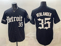 Detroit Tigers #35 Justin Verlander 2026 Black JEROMEN 'Motor Gothic Edition' Vapor Premier Limited Stitched Jersey