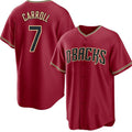 Arizona Diamondbacks #7 Corbin Carroll Red JEROMEN Cool Base Stitched Jersey