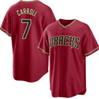 Arizona Diamondbacks #7 Corbin Carroll Red JEROMEN Cool Base Stitched Jersey