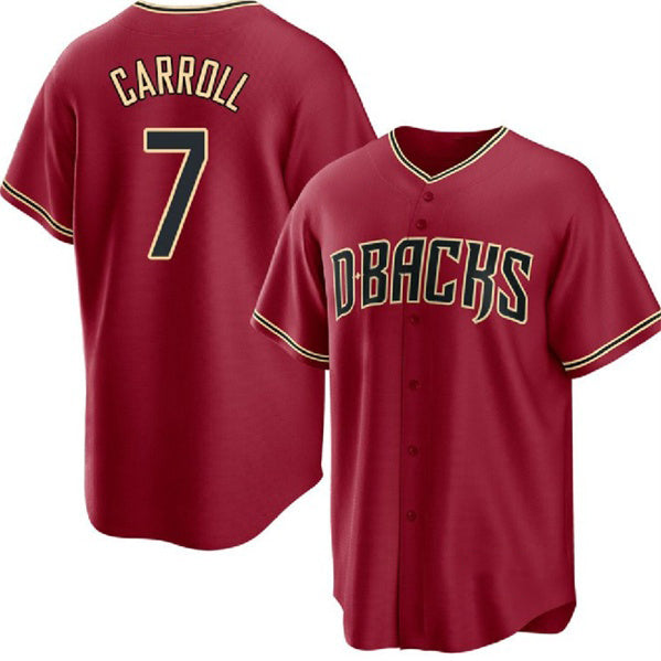 Arizona Diamondbacks #7 Corbin Carroll Red JEROMEN Cool Base Stitched Jersey