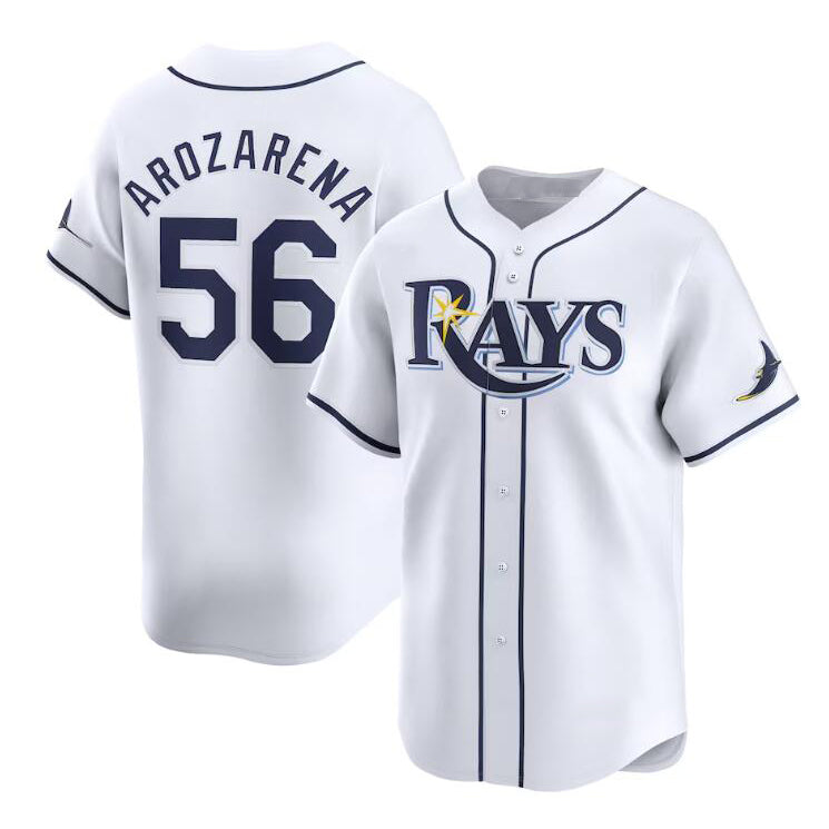 Tampa Bay Rays #56 Randy Arozarena White JEROMEN Home Limited Stitched Jersey