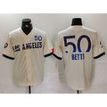 Brooklyn Dodgers #50 Mookie Betts Cream JEROMEN 2024 City Connect Limited Stitched Jersey