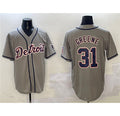 Detroit Tigers #31 Riley Greene Gray JEROMEN With Patch Cool Base Stitched Jersey
