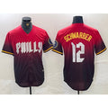 Philadelphia Phillies #12 Kyle Schwarber Red JEROMEN 2024 City Cool Base Jersey