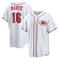 Cincinnati Reds #16 Noelvi Marte White JEROMEN Home Replica Jersey