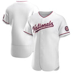 Washington Nationals White JEROMEN Alternate Authentic Team Jersey