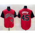 Chicago White Sox #45 Michael Jordan Red Black JEROMEN 2025 City Connect Limited Stitched Jersey
