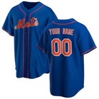 Custom New York Mets Royal JEROMEN Alternate Replica Pick-A-Player Jersey