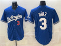 Los Angeles Dodgers #3 Edwin D¨ªaz Royal JEROMEN Alternate Stadium Stitched Jersey