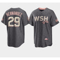 Washington Nationals #29 Yadiel Hernandez 2022 Grey JEROMEN City Connect Cherry Blossom Cool Base Stitched Jersey