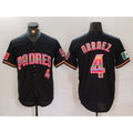 San Diego Padres #4 Luis Arraez Black JEROMEN Mexico Cool Base Stitched Jersey
