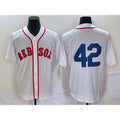 Boston Red Sox #42 Jackie Robinson White JEROMEN Cool Base Stitched Jersey