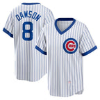 Chicago Cubs #8 Andre Dawson White JEROMEN Home Cooperstown Collection Player Jersey