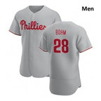 Philadelphia Phillies #28 Alec Bohm Gray JEROMEN Road 2020 Authentic Player Jersey