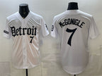Detroit Tigers #7 Kevin McGonigle 2026 White JEROMEN 'Motor Gothic Edition' Vapor Premier Limited Stitched Jersey