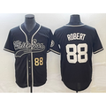 Chicago White Sox #88 Luis Robert Number Black JEROMEN Cool Base Stitched Jersey