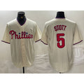 Philadelphia Phillies #5 Bryson Stott Cream JEROMEN Cool Base Jersey