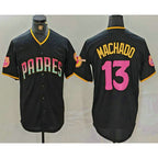 San Diego Padres #13 Manny Machado Black JEROMEN 20th Anniversary Cool Base Stitched Jersey