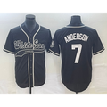 Chicago White Sox #7 Tim Anderson Black JEROMEN Cool Base Stitched Jersey