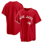 Toronto Blue Jays Red JEROMEN Canada Day Replica Jersey