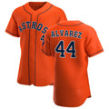 Houston Astros #44 Yordan Alvarez Orange JEROMEN Alternate 2020 Authentic Team Jersey