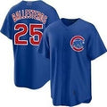 Chicago Cubs #25 Moises ballesteros Blue JEROMEN Cool Base Stitched Jersey