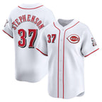 Cincinnati Reds #37 Tyler Stephenson White JEROMEN Home Limited Player Jersey