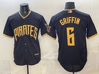 Pittsburgh Pirates #6 Konnor Griffin Black JEROMEN 2026 City Connect Stadium Stitched Jersey