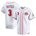 Cincinnati Reds #3 Ke'Bryan Hayes White JEROMEN Home Limited Player Jersey