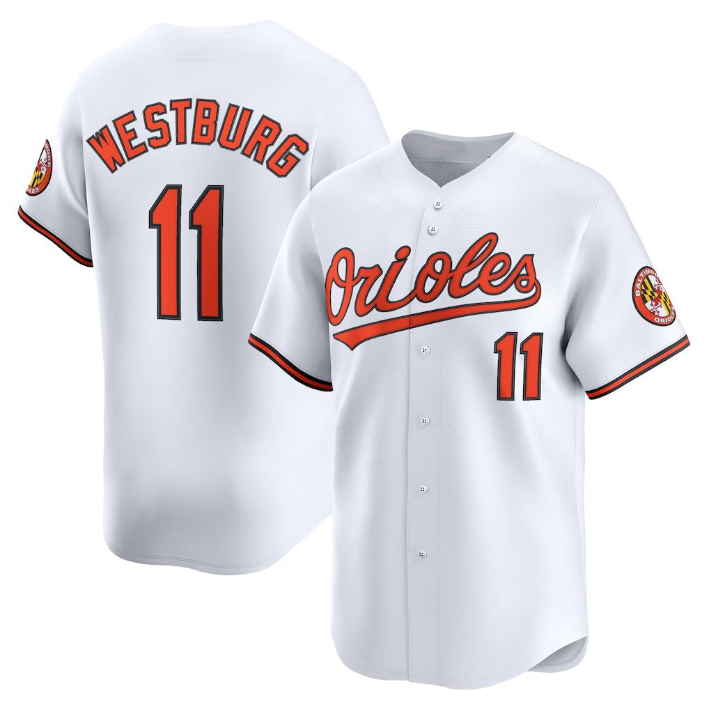 Baltimore Orioles #11 Jordan Westburg White JEROMEN Home Limited Player Jersey