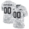 Custom B.Bills Active Player 2024 F.U.S.E Arctic Camo JEROMEN Salute To Service Limited Stitched Jersey