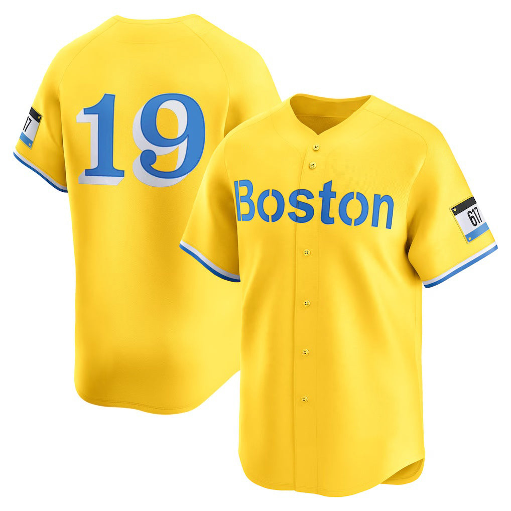 Boston Red Sox #19 Roman Anthony Gold JEROMEN City Connect Limited Jersey