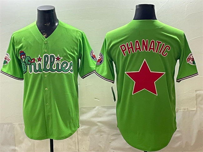 Philadelphia Phillies Light Green JEROMEN Phanatic Limited Stitched Jersey