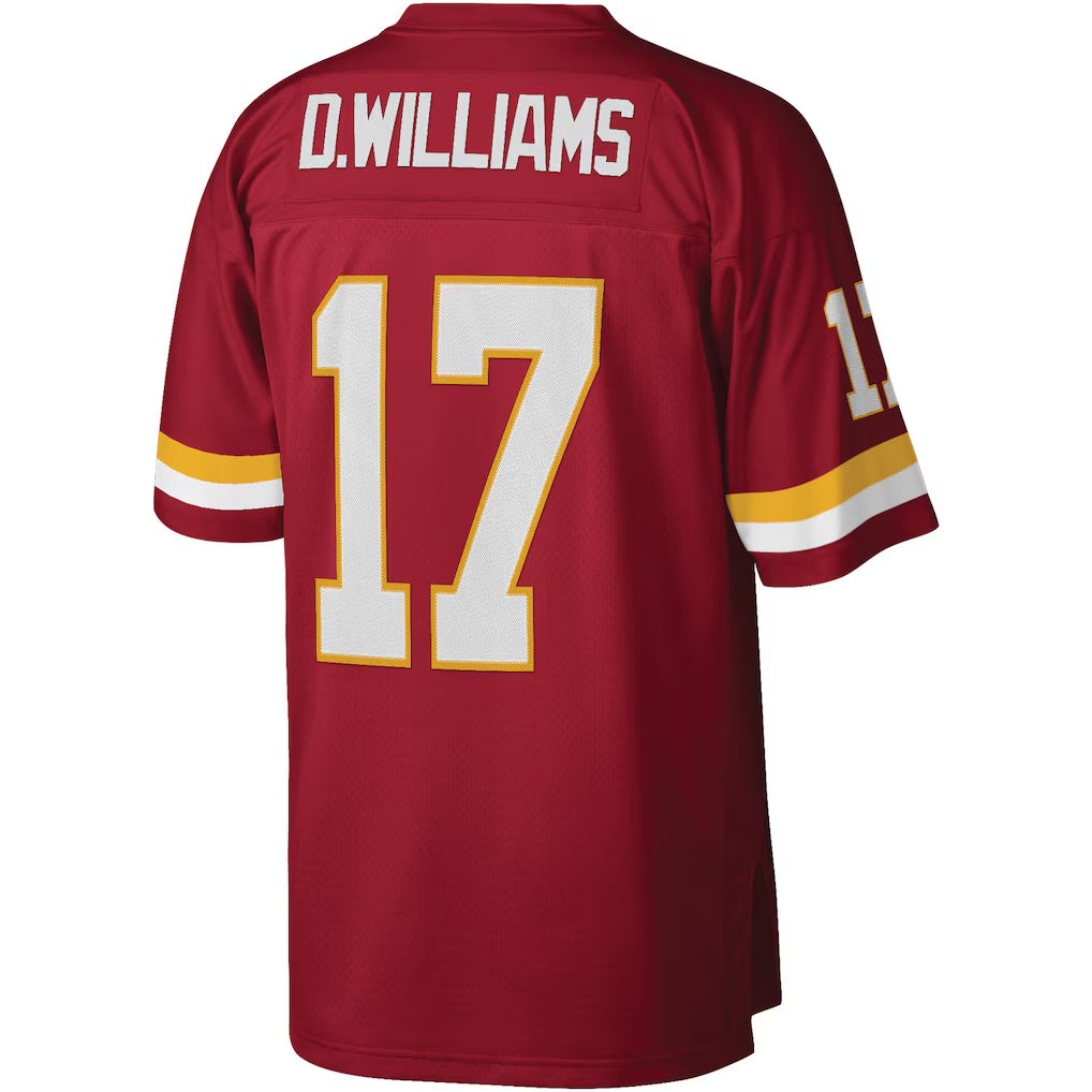 W.Football Team #17 Doug Williams Mitchell & Ness Burgundy JEROMEN Legacy Replica Jersey