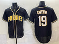 San Diego Padres #19 Tony Gwynn 2026 Fashion Replica Black JEROMEN Out Stitched Jersey