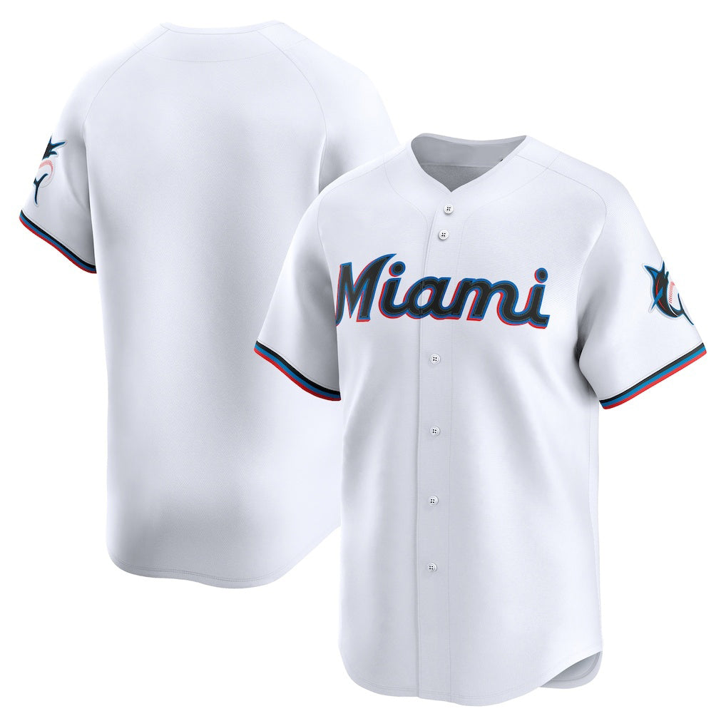 Miami Marlins White JEROMEN Home Limited Jersey