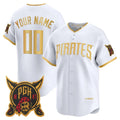 Custom Pittsburgh Pirates White JEROMEN 2026 City Connect Stadium Stitched Jersey