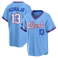 Atlanta Braves #13 JEROMENld Acu?a Jr. Powder Blue JEROMEN 2026 City Connect Stadium Jersey