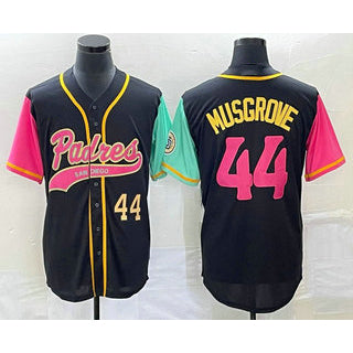 San Diego Padres #44 Joe Musgrove Number Black JEROMEN NEW 2023 City Connect Cool Base Stitched Jersey