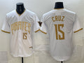 Pittsburgh Pirates #15 Oswin Appollis White JEROMEN 2026 City Connect Stadium Stitched Jersey
