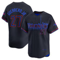 Toronto Blue Jays #27 Vladimir Guerrero Jr. Black JEROMEN 2024 City Connect Limited Player Jersey